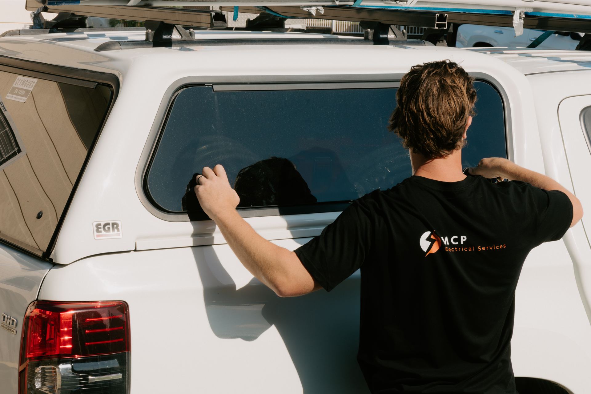 MCP Electrical Services fully stocked work van, based in Newcastle NSW