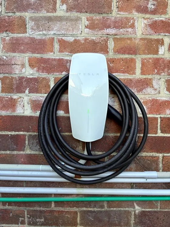 Tesla Wall Connector EV charger installed by MCP Electrical, Newcastle